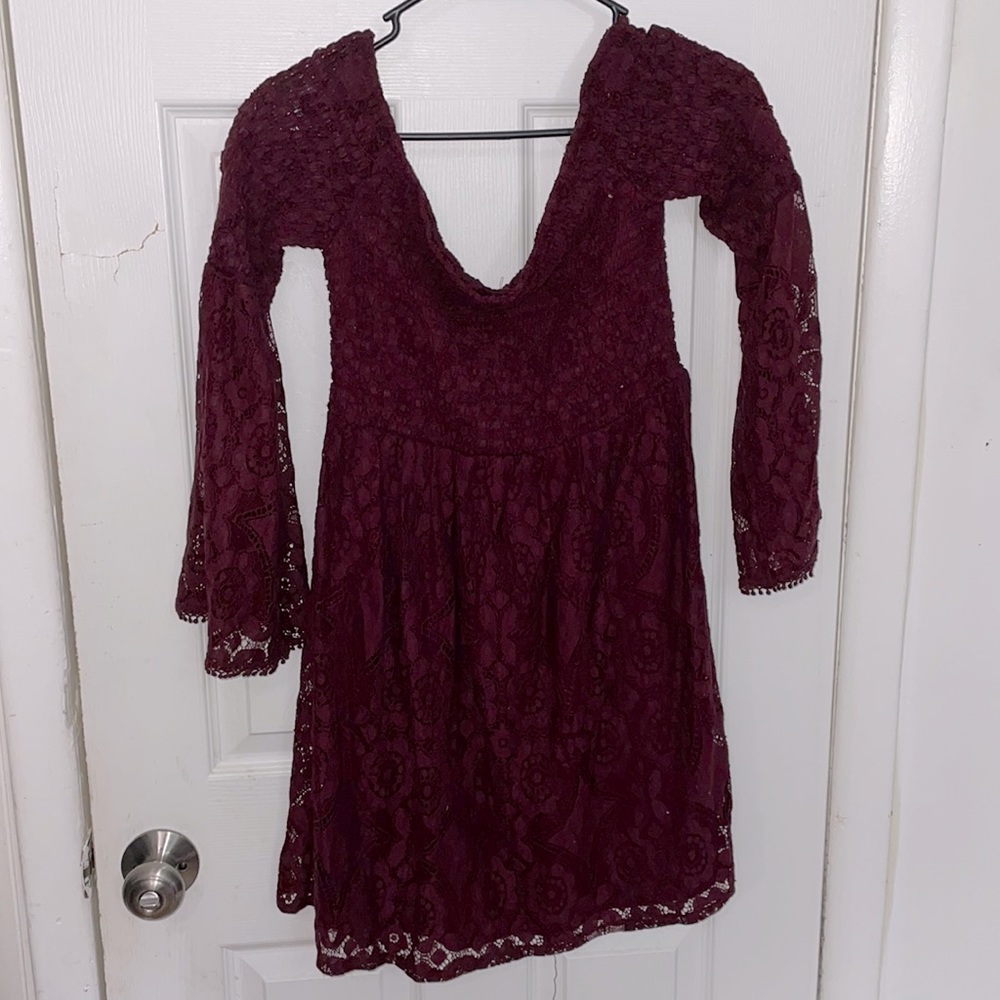 NWOT. Medium Maroon Dress